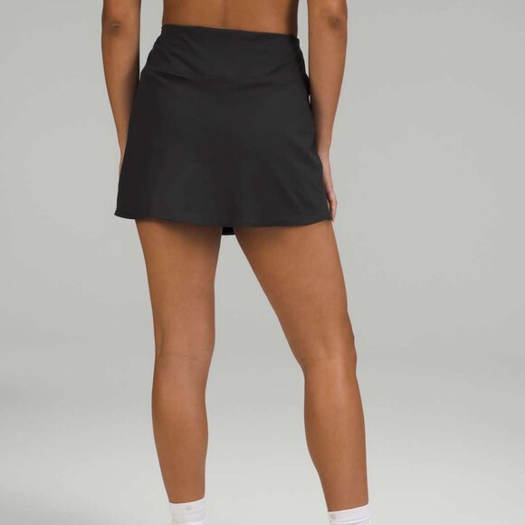 lululemon Tennis and Golf High-Rise Wrap Skirt Black Size 8 - Picture 5 of 5